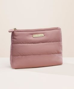 Puffy Makeup Bag - Mauve